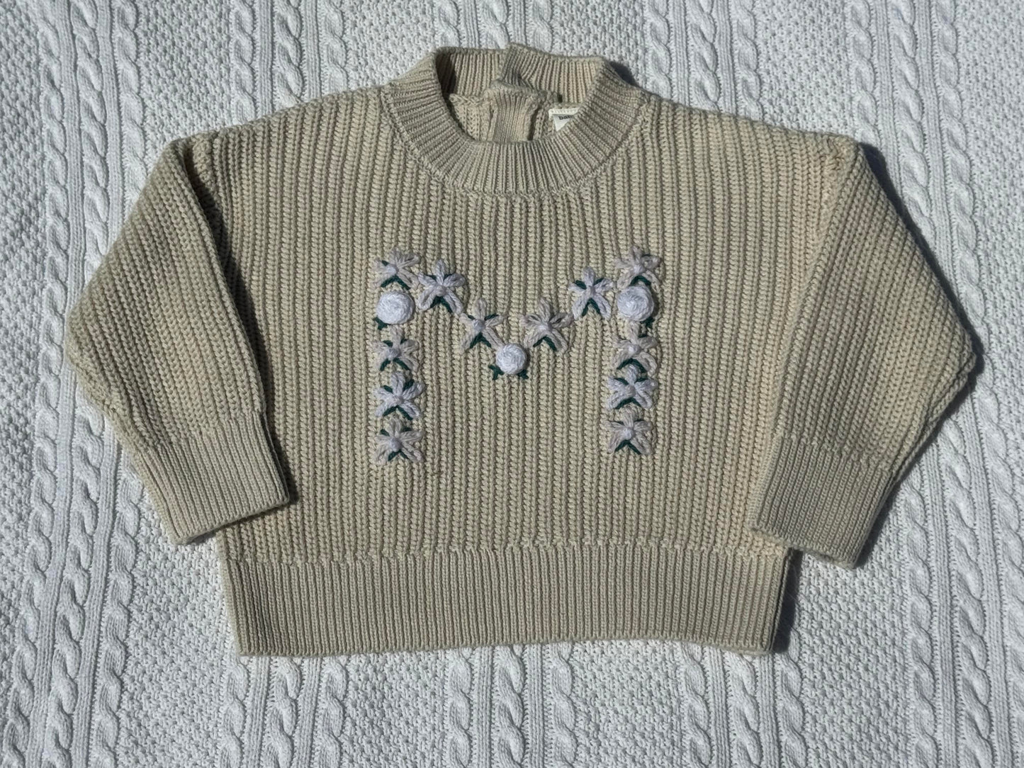 Personalised Embroidered Jumper (3m-6T)