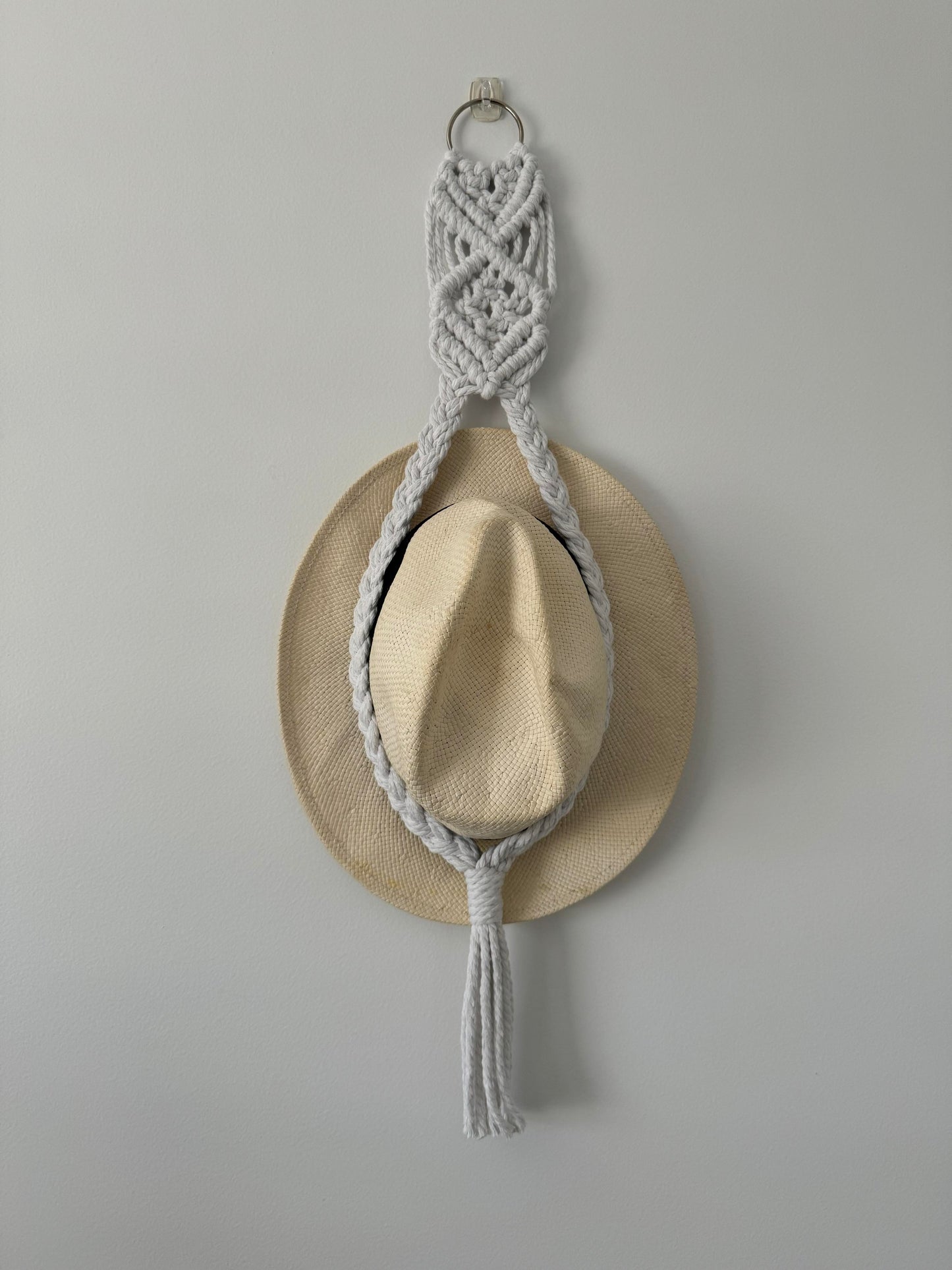 Macrame Brim Hat Holder