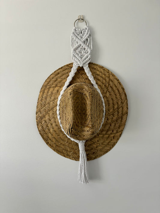 Macrame Brim Hat Holder