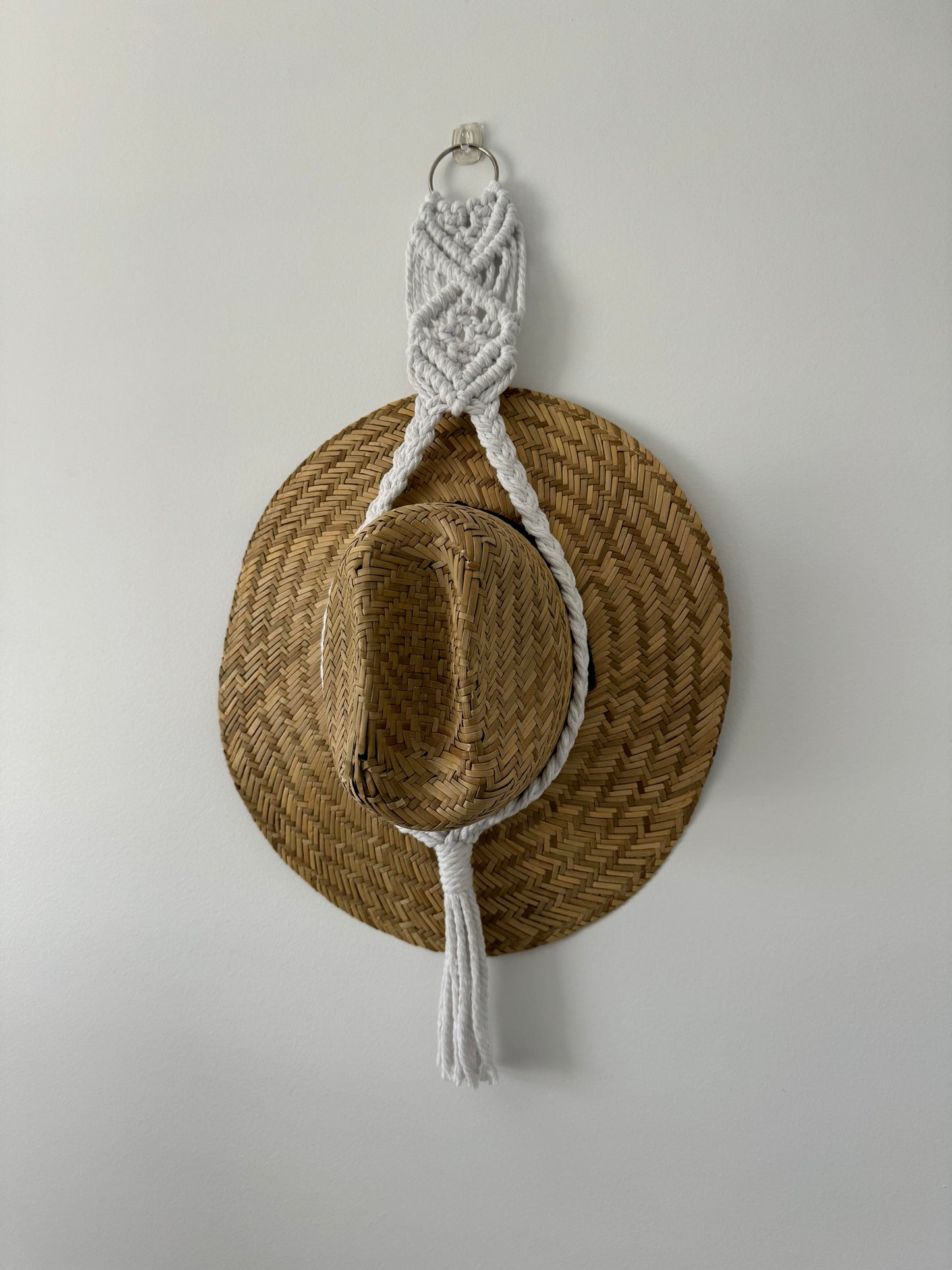 Macrame Brim Hat Holder