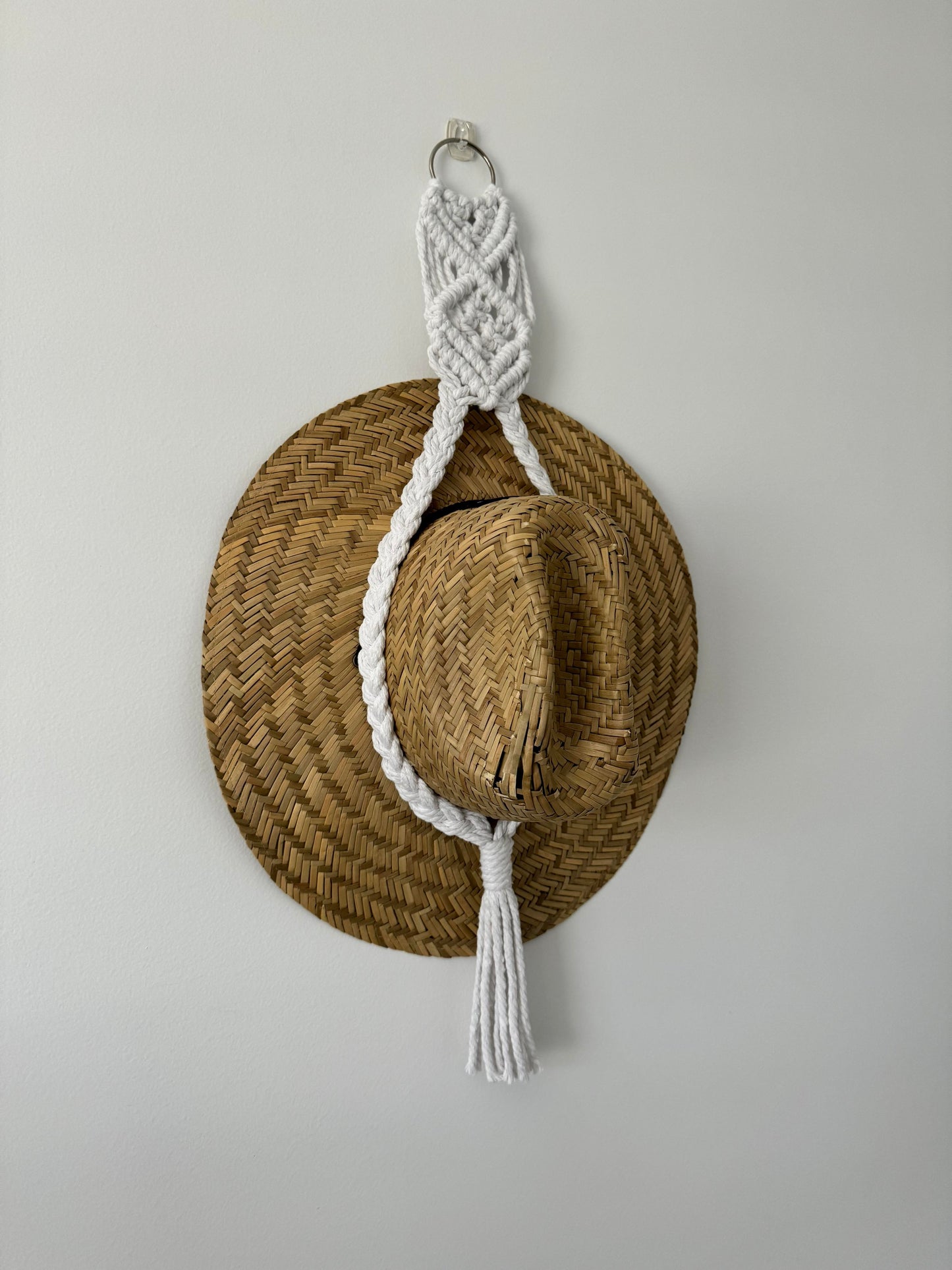 Macrame Brim Hat Holder