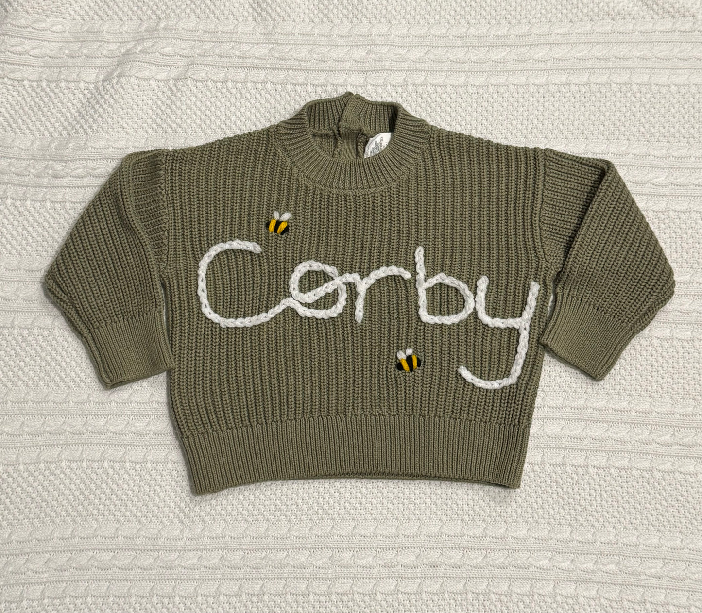 Personalised Embroidered Jumper (3m-6T)