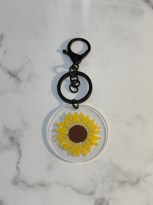 Sunflower Keychain