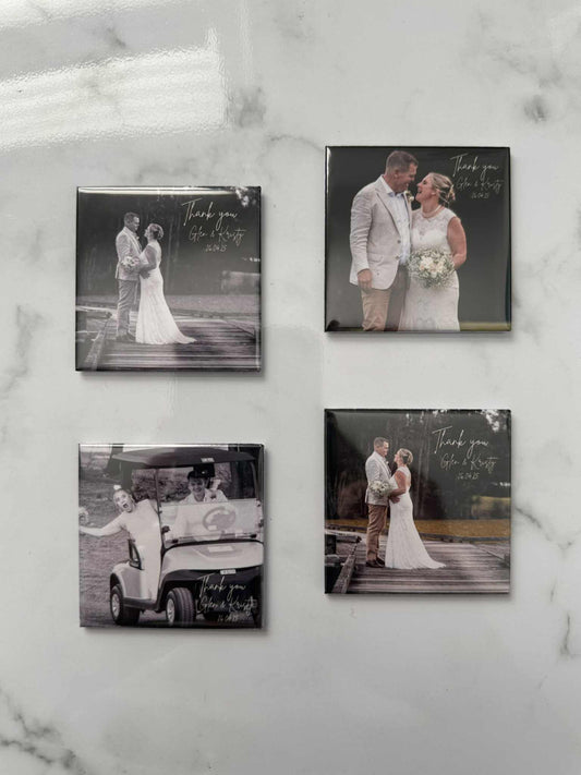 Wedding Favour - Thank You Magnets